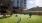 Apartment community dog park with secure fencing