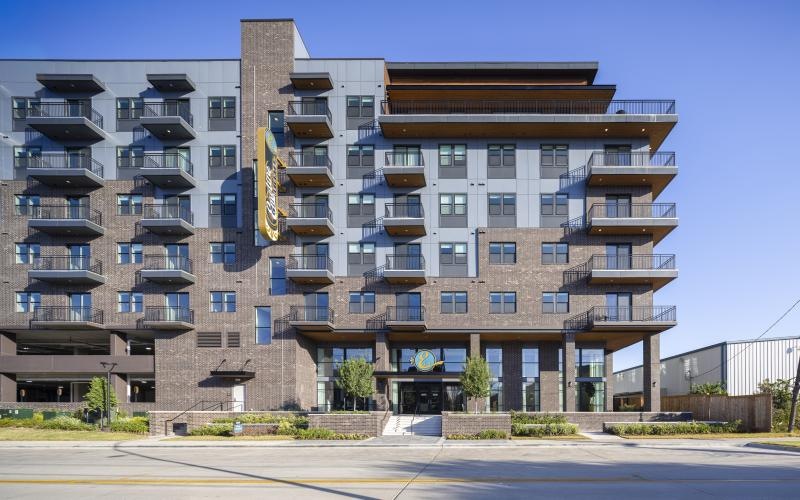 The essence of exceptional living a building with many windows
