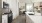 a kitchen with white cabinets